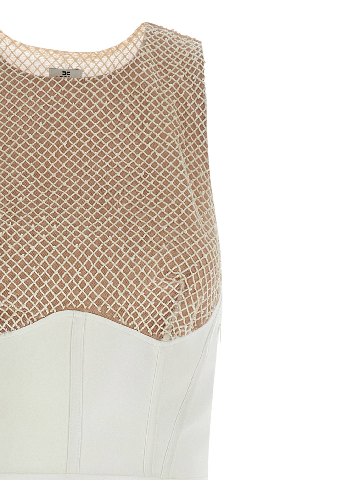 Elisabetta Franchi Red Carpet Dress White