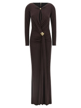 Elisabetta Franchi Red Carpet Dress Brown
