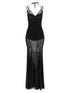 Elisabetta Franchi Red Carpet Dress Black
