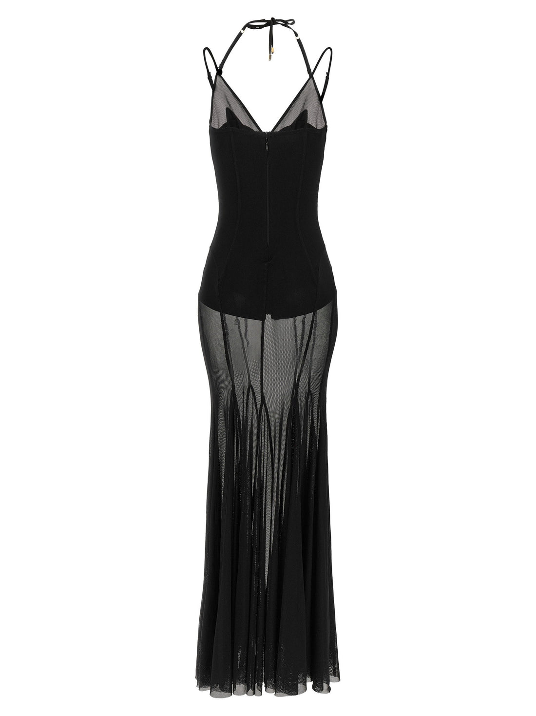 Elisabetta Franchi Red Carpet Dress Black
