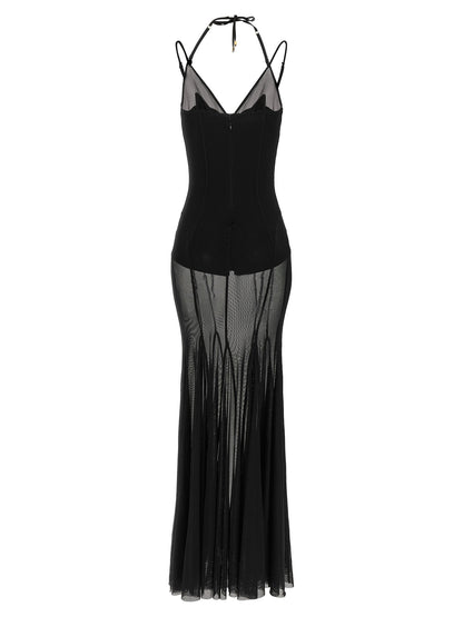 Elisabetta Franchi Red Carpet Dress Black