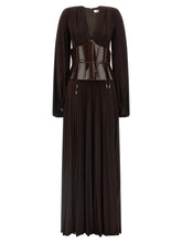 Elisabetta Franchi Red Carpet Dress Brown
