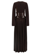 Elisabetta Franchi Red Carpet Dress Brown