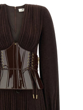 Elisabetta Franchi Red Carpet Dress Brown