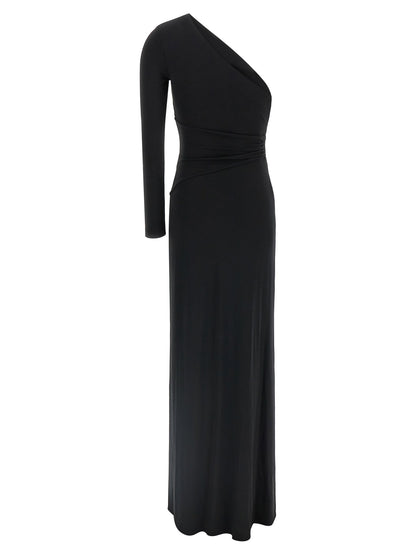 Elisabetta Franchi Red Carpet Dress Black  