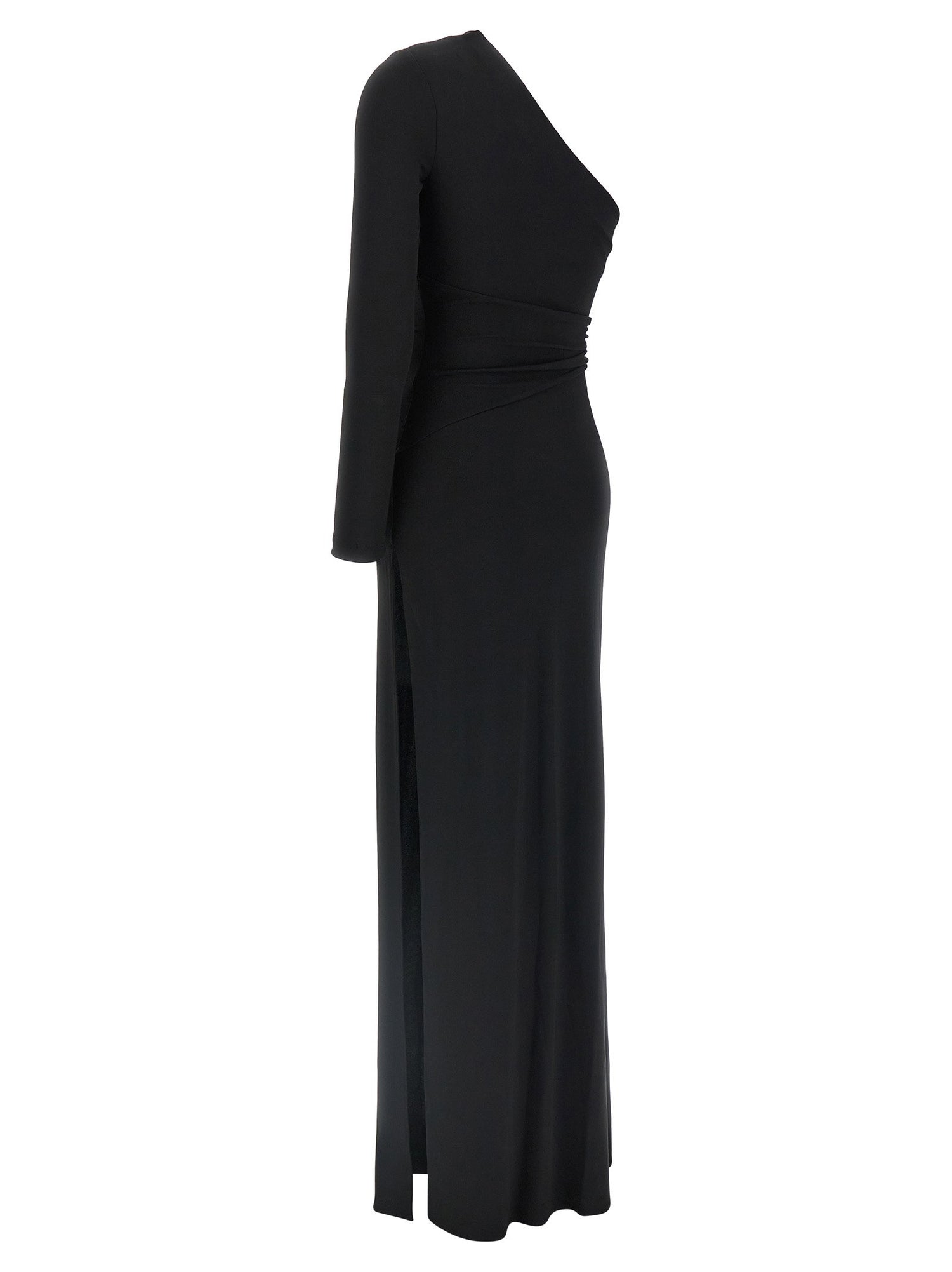 Elisabetta Franchi Red Carpet Dress Black  