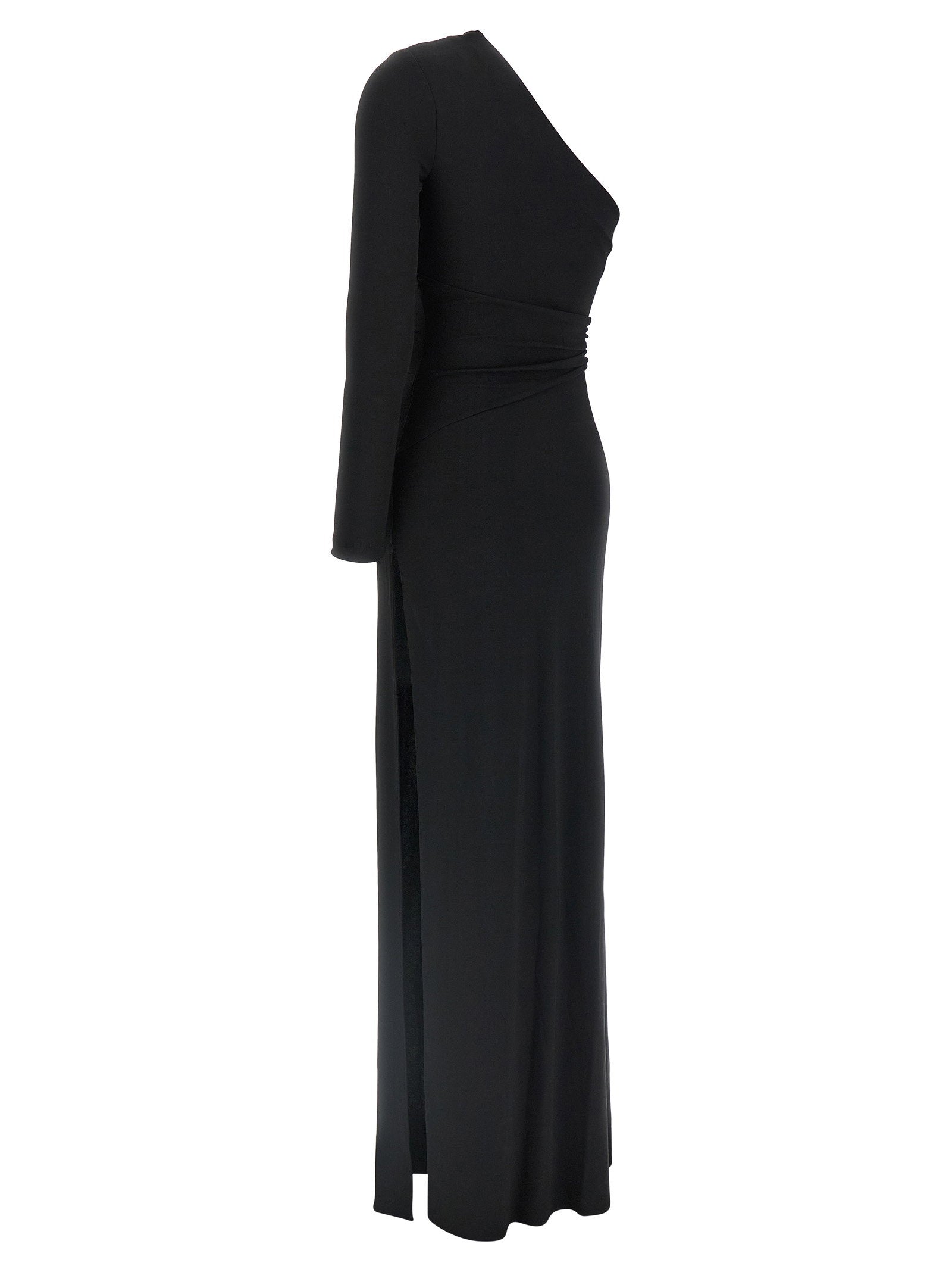 Elisabetta Franchi Red Carpet Dress Black  
