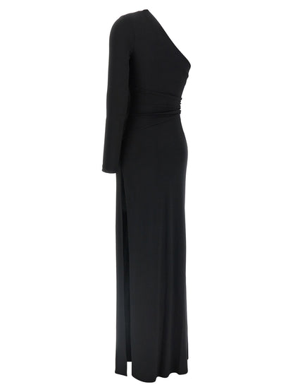 Elisabetta Franchi Red Carpet Dress Black  