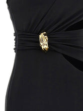 Elisabetta Franchi Red Carpet Dress Black  