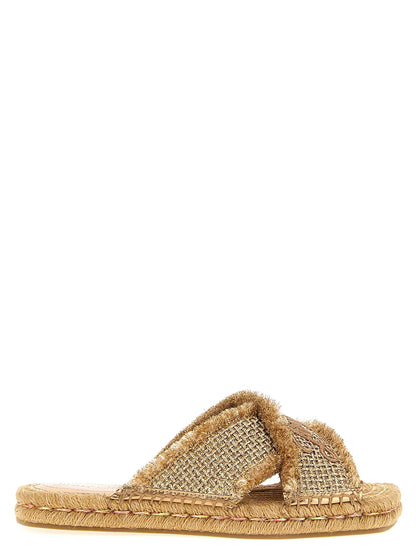 Jimmy Choo Aciel Sandals Gold