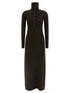 Tom Ford High Neck Dress Brown