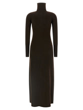 Tom Ford High Neck Dress Brown