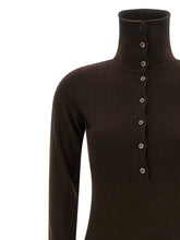 Tom Ford High Neck Dress Brown