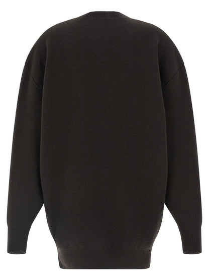 Tom Ford Sculptural Double Face Dress Brown