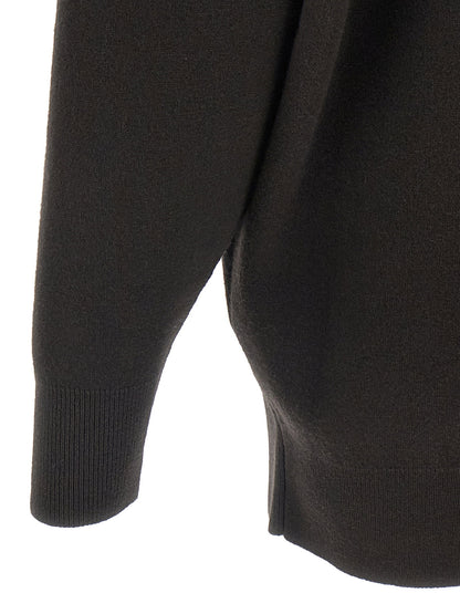 Tom Ford Sculptural Double Face Dress Brown