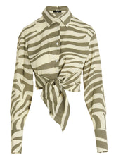 Balmain Zebra Shirt Multicolor