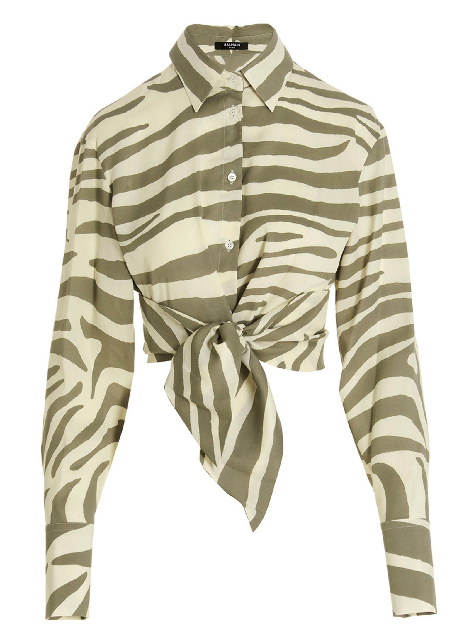Balmain Zebra Shirt Multicolor