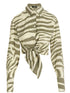 Balmain Zebra Shirt Multicolor