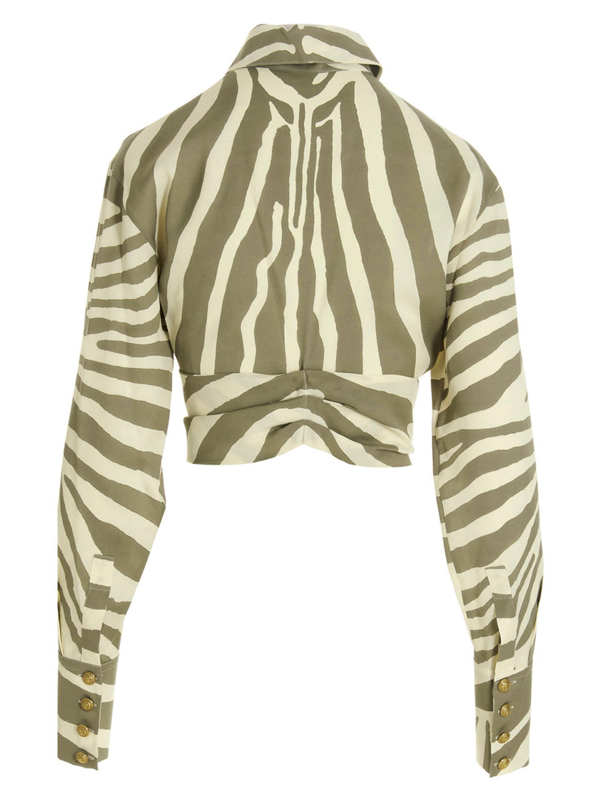 Balmain Zebra Shirt Multicolor