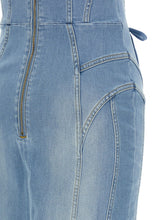Elisabetta Franchi Denim Dress Light blue