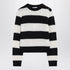 Max Mara Striped Wool and Cashmere Cropped Sweater Beige