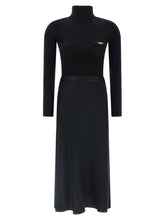 Elisabetta Franchi Turtleneck Dress Black