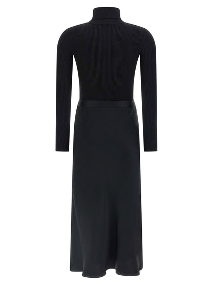 Elisabetta Franchi Turtleneck Dress Black