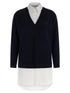 Elisabetta Franchi Multi-layered Dress Blue