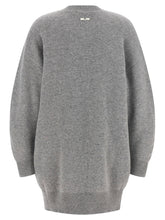 Elisabetta Franchi Necklace Dress Gray