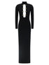 Elisabetta Franchi Red Carpet Dress Black