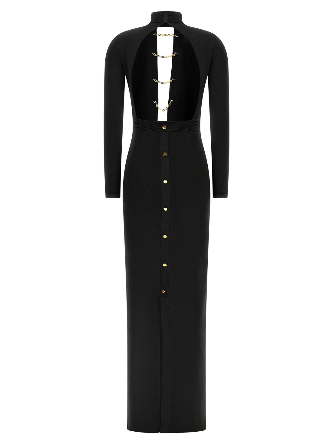 Elisabetta Franchi Red Carpet Dress Black