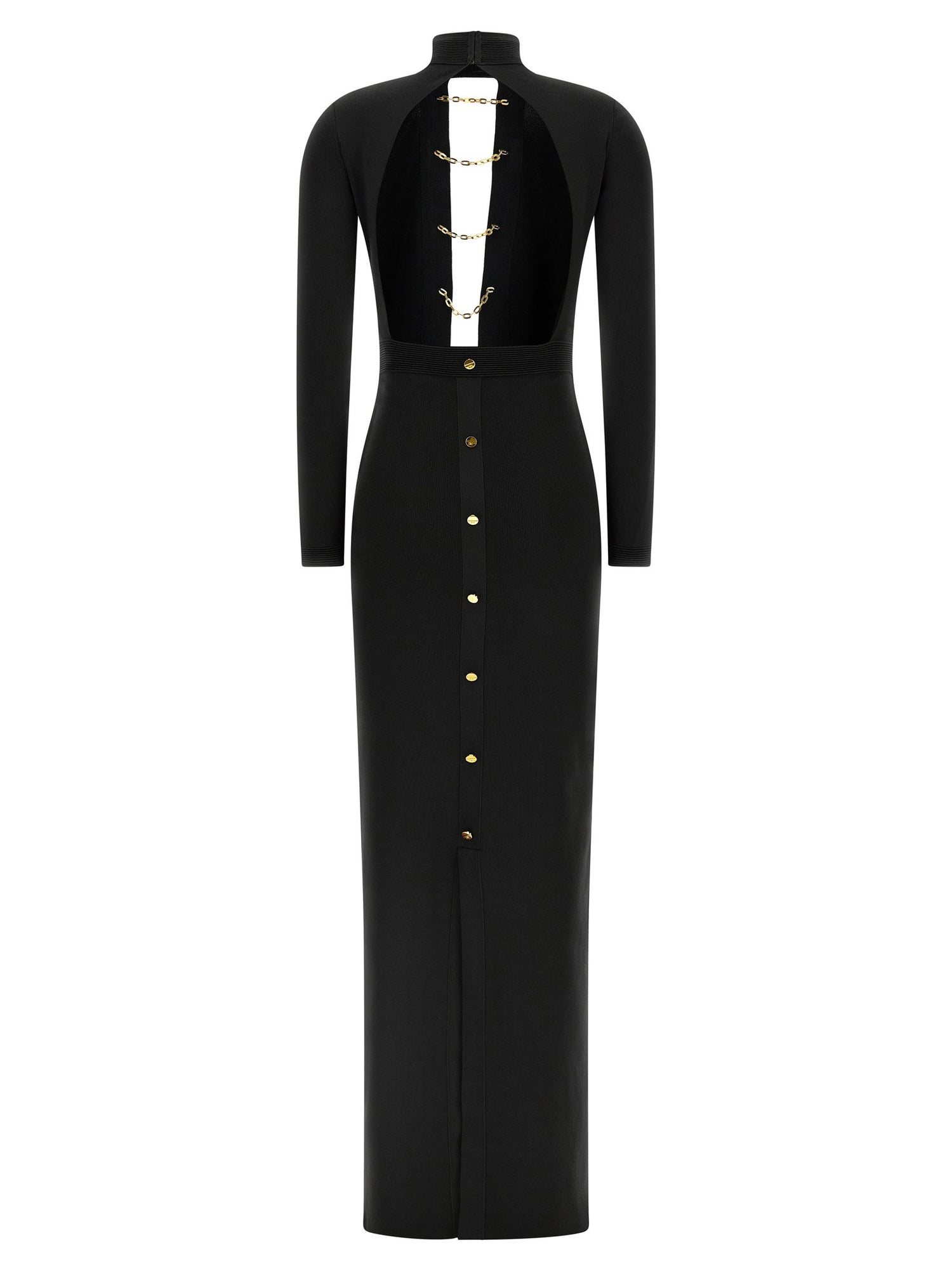 Elisabetta Franchi Red Carpet Dress Black