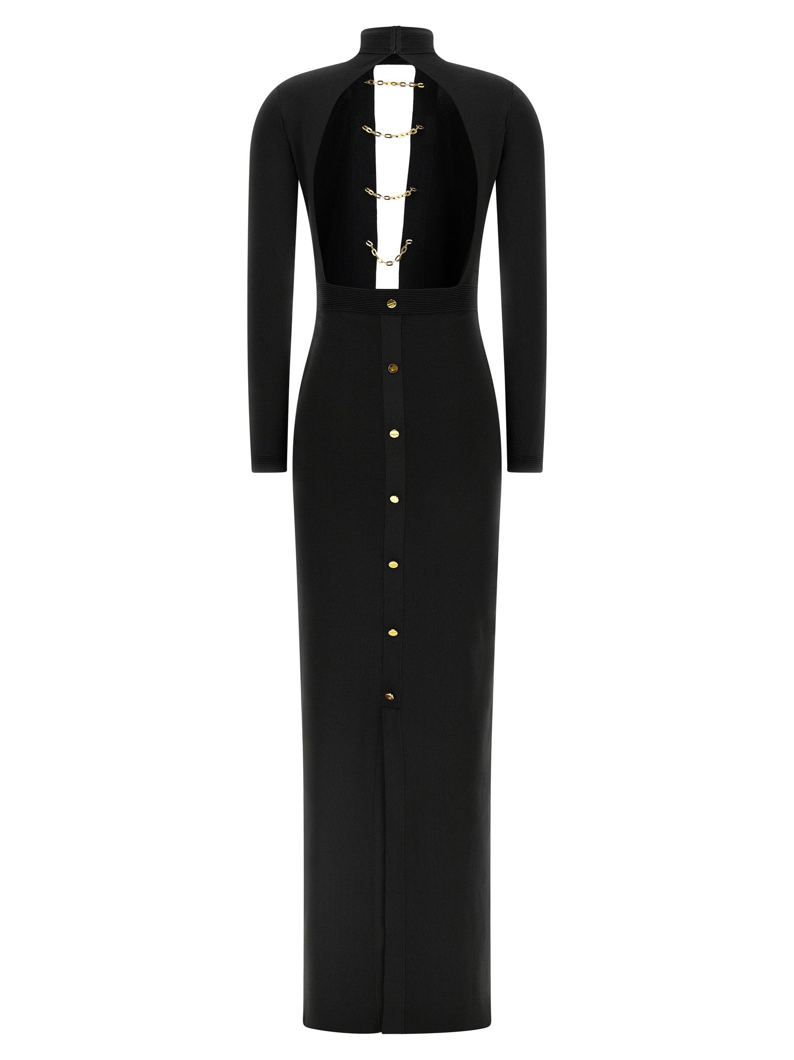 Elisabetta Franchi Red Carpet Dress Black