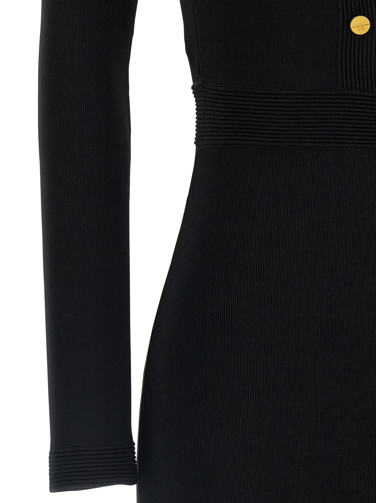 Elisabetta Franchi Red Carpet Dress Black