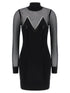 Elisabetta Franchi Dress With Transparencies Black