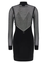 Elisabetta Franchi Dress With Transparencies Black