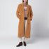 Isabel Marant Camel Virgin Wool Blend Single-Breasted Coat Beige