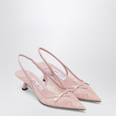 Jimmy Choo Amita Slingback Lace Pumps Pink