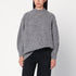 Isabel Marant Grey Alpaca-Blend High-Neck Sweater Grey