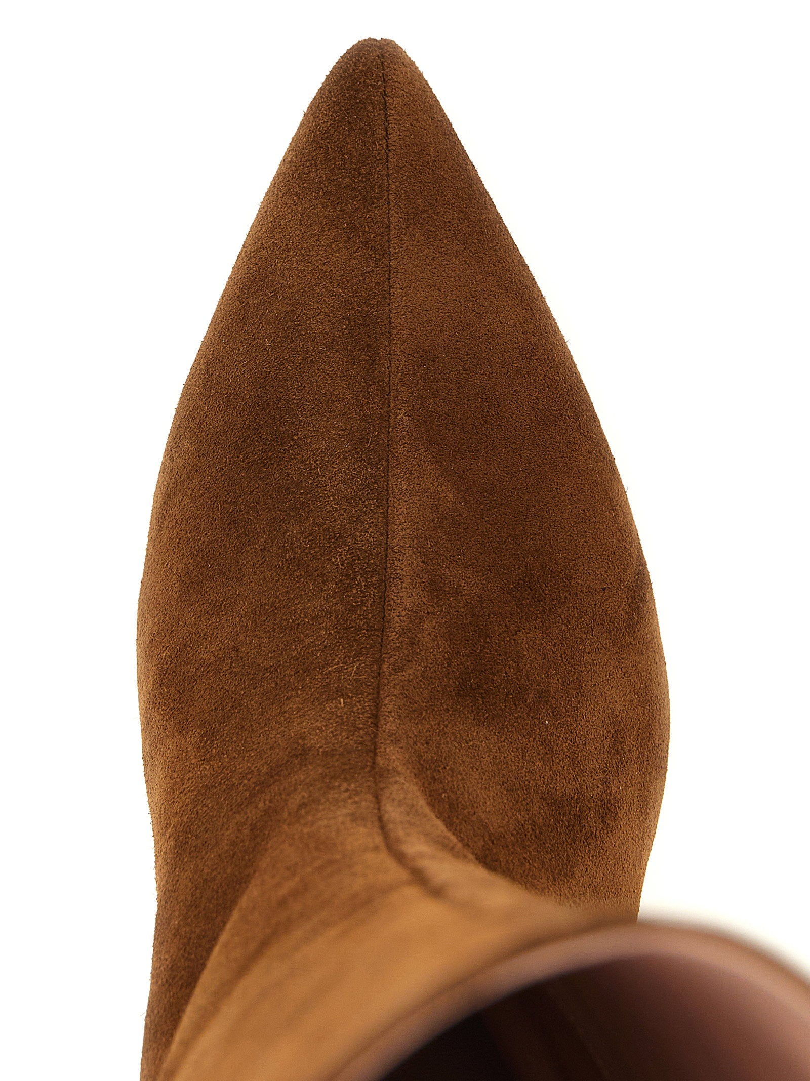 Fabiana Filippi High Suede Boots Brown