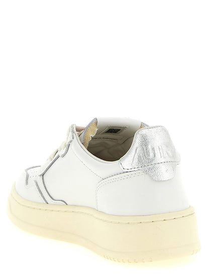 Autry Medalist Low Sneaker Silver