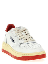 Autry X Maison Kitsuné Medalist Low Sneakers Red