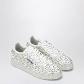 Autry Sneaker Medalist Blooming White Leather with Floral Embroidery White