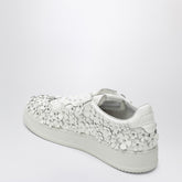 Autry Sneaker Medalist Blooming White Leather with Floral Embroidery White