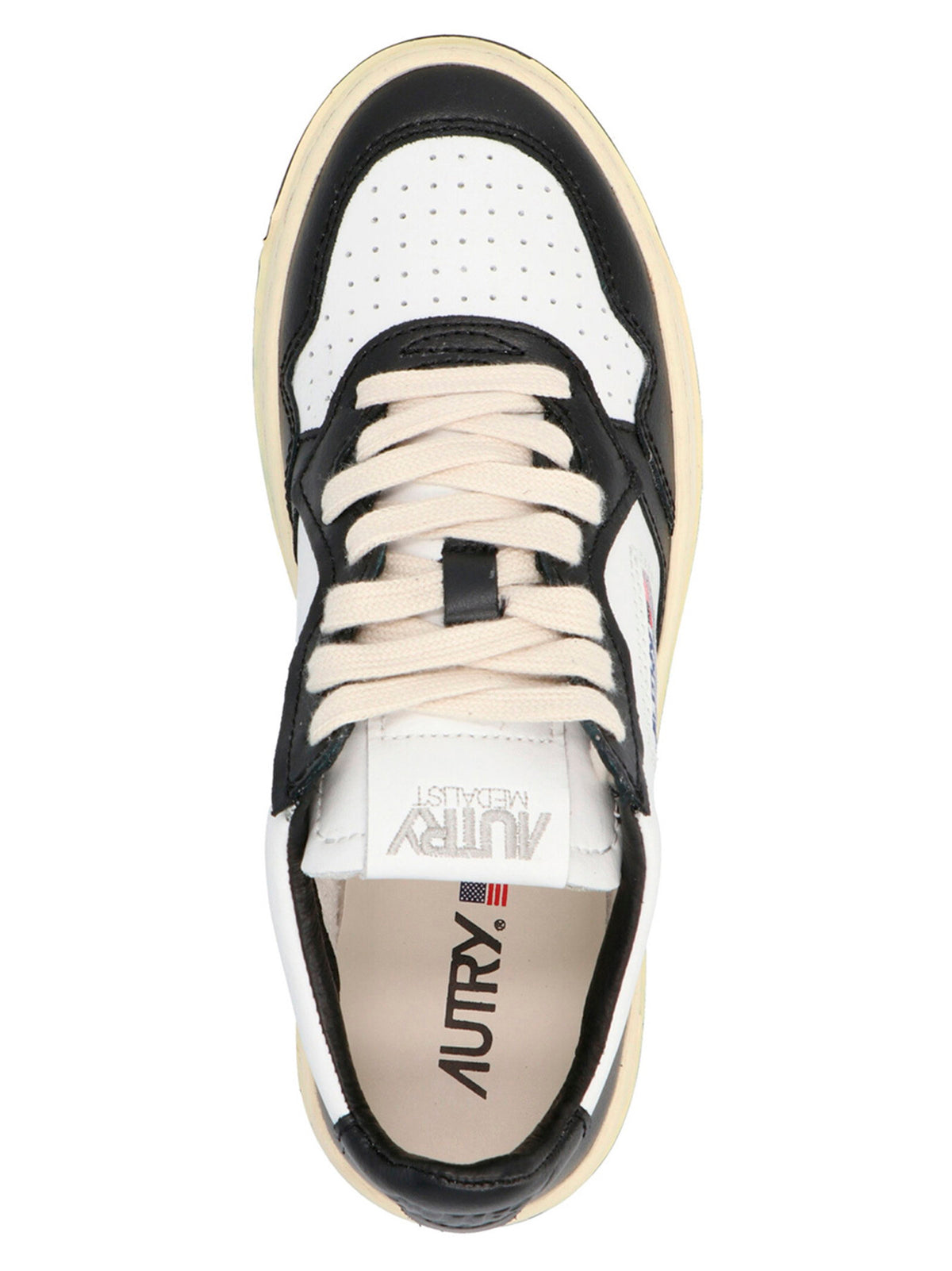 Autry Medalist Low Sneakers White/Black