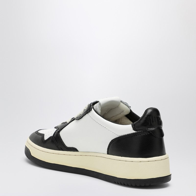 Autry Medalist Leather Low-Top Sneakers White