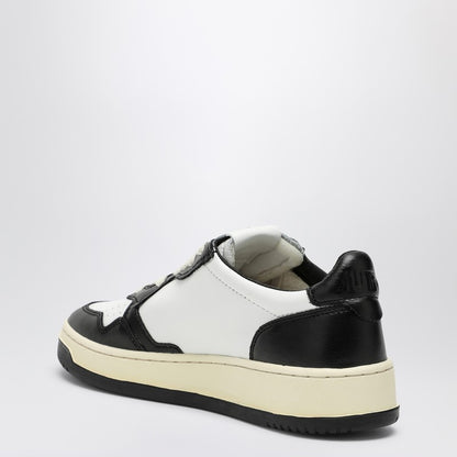 Autry Medalist Leather Low-Top Sneakers White