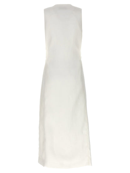Max Mara Aureo Maxi Waistcoat White