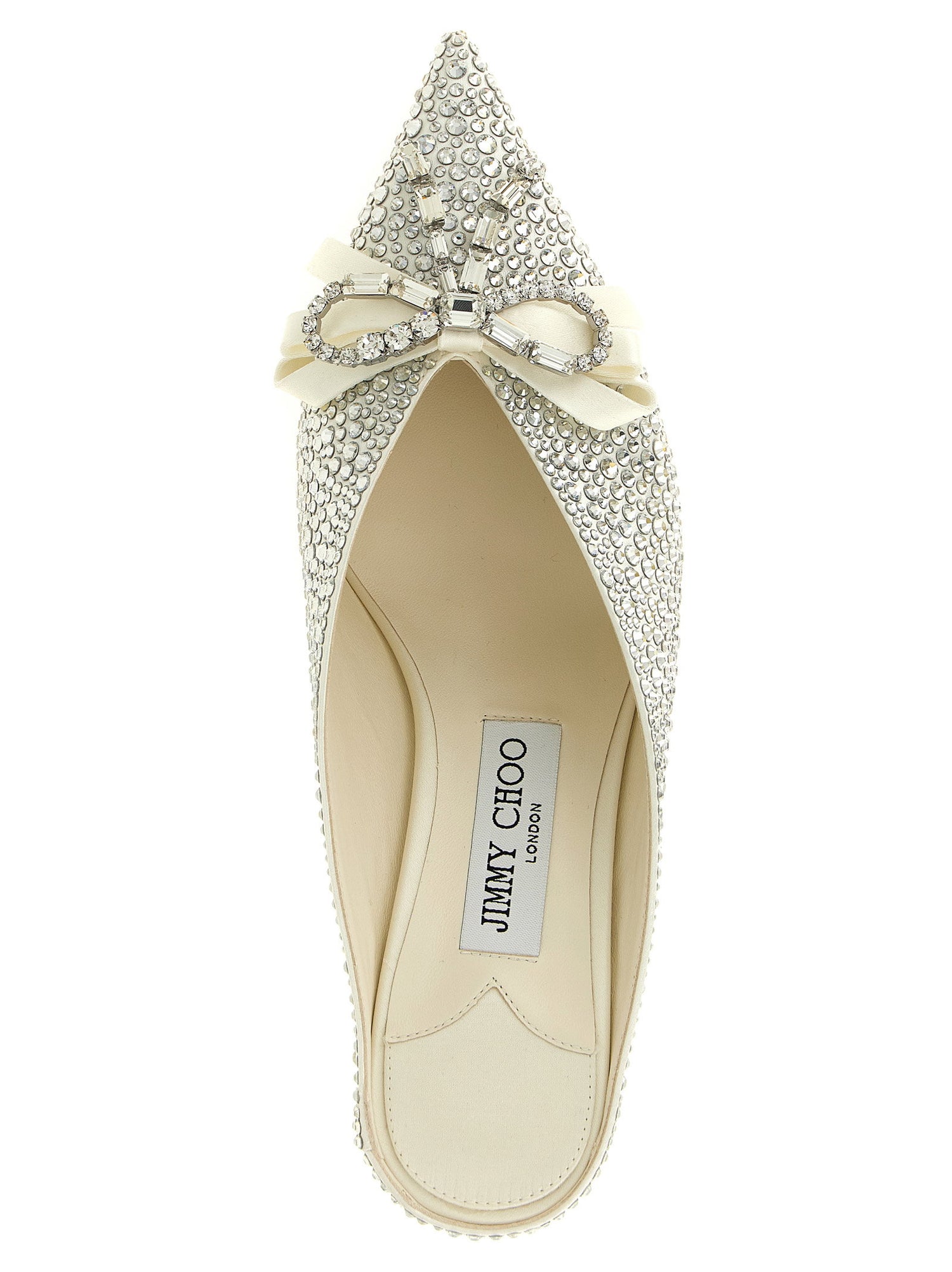 Jimmy Choo Auria Sabots Silver