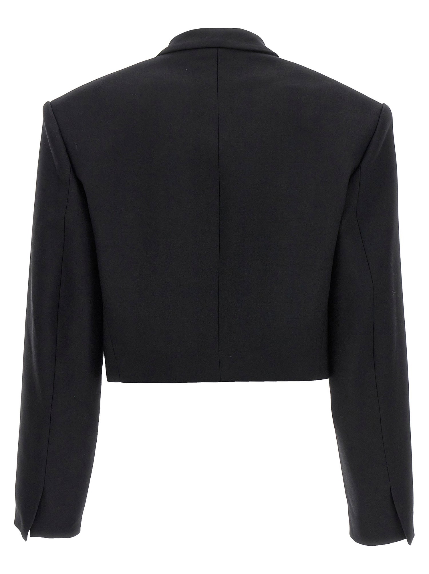 David Koma Cropped Blazer Black